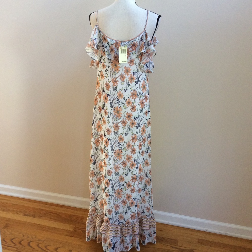 Max Editions cold shoulder maxi dress XS- S- M NWT - Picture 2 of 8